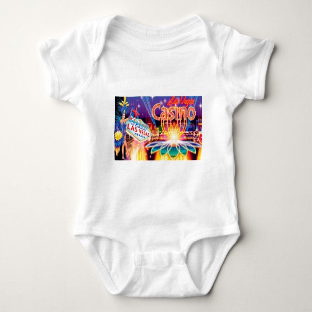 Las Vegas Vacation Baby Bodysuit (Front)