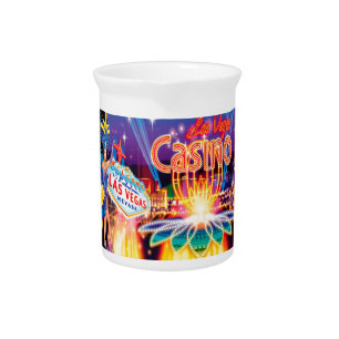 Las Vegas Vacation Beverage Pitcher