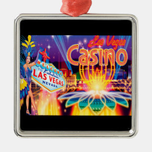 Las Vegas Vacation Metal Ornament