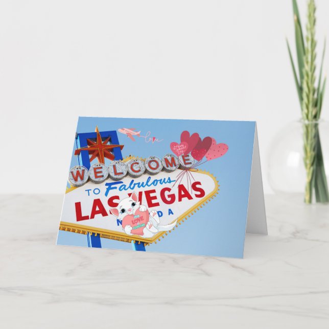 Las Vegas Valentine Card (Front)