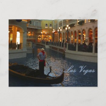 Las Vegas Venetian Canal Postcard by Rebecca_Reeder at Zazzle