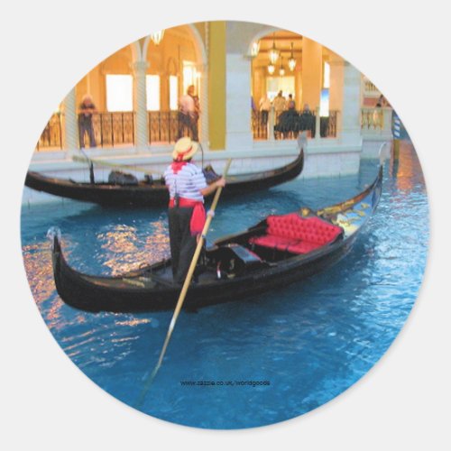 Las Vegas Venice Gondoliers sticker