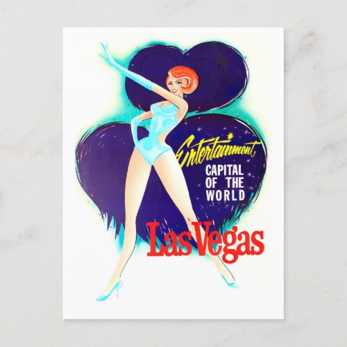 Las Vegas vintage travel postcard