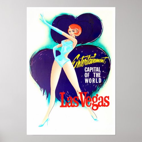 Las Vegas vintage travel poster