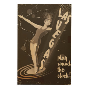 Las Vegas vintage travel poster