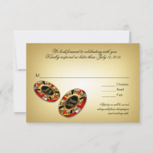 Las Vegas VIP RSVP response red