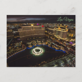 Las Vegas Water Show Postcard