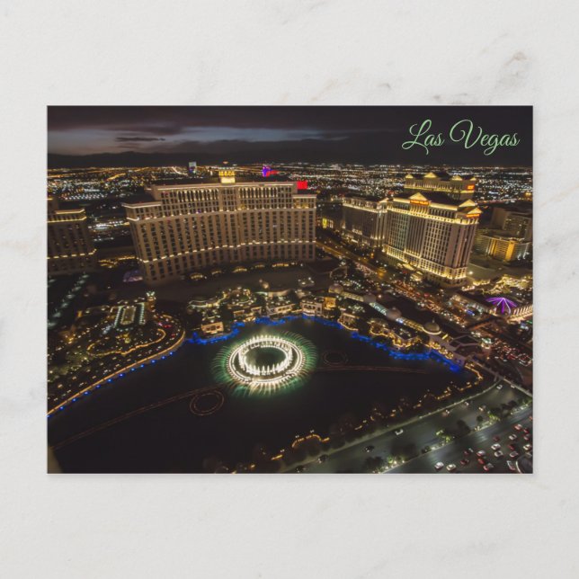 Las Vegas Water Show Postcard (Front)