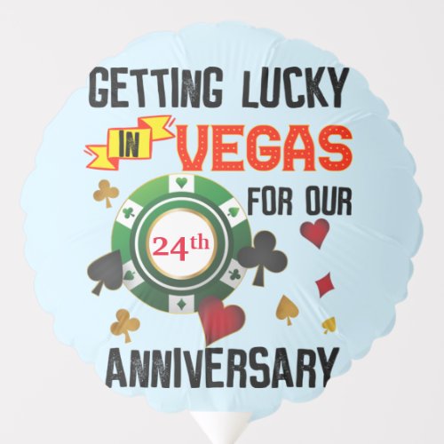 Las Vegas Wedding Anniversary Couple Matching Trip Balloon