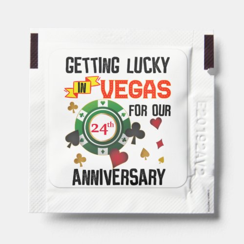 Las Vegas Wedding Anniversary Couple Matching Trip Hand Sanitizer Packet
