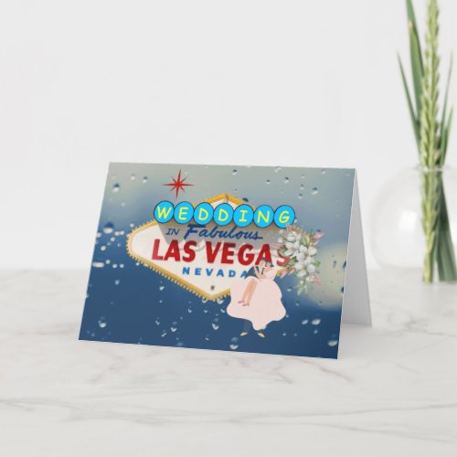 Las Vegas Wedding Card