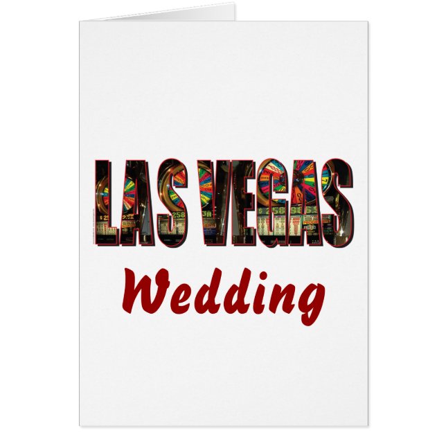 Las Vegas Wedding Cards (Front)