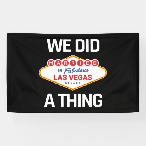 Las Vegas Wedding _ Couple Married in Vegas Banner
