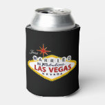 Las Vegas Wedding Favor Custom Can Cooler at Zazzle