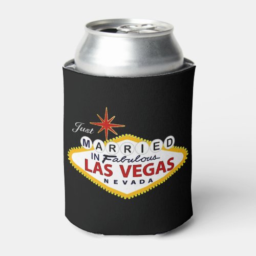 Las Vegas Wedding Favor Custom Can Cooler