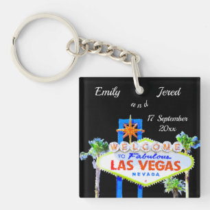 Las Vegas Wedding Favor   Keychain