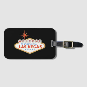 Las Vegas Wedding Favor Luggage Tag
