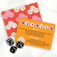Las Vegas Wedding Funky Dice Details Information