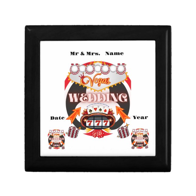 Las Vegas Wedding Gift   Gift Box (Front)