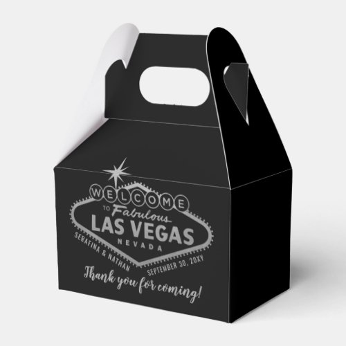 Las Vegas Wedding Hangover Recovery Kit Favor Favor Boxes