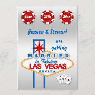 Las Vegas Wedding Invitation