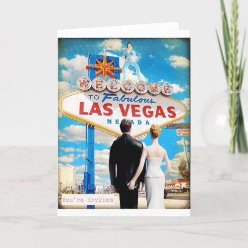 Las Vegas Wedding Invitation