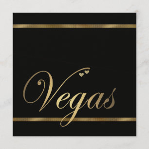 Las Vegas Wedding Invitation Template