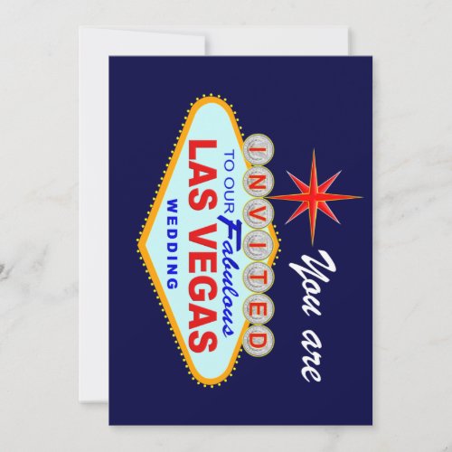 Las Vegas Wedding Invite