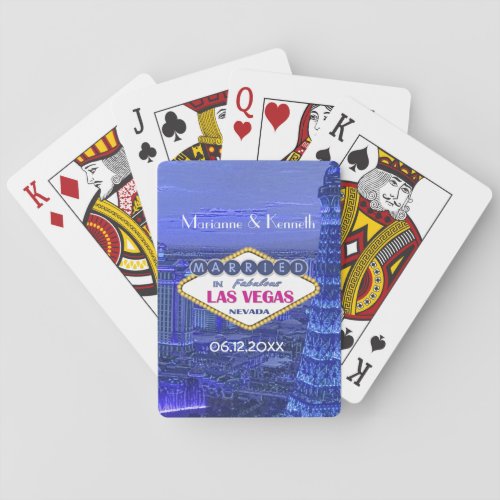 Las Vegas Wedding Playing Cards