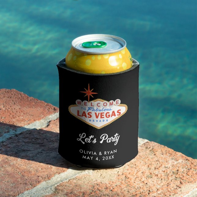 Las Vegas Wedding Pool Day Favor  Can Cooler (In Situ Pool)