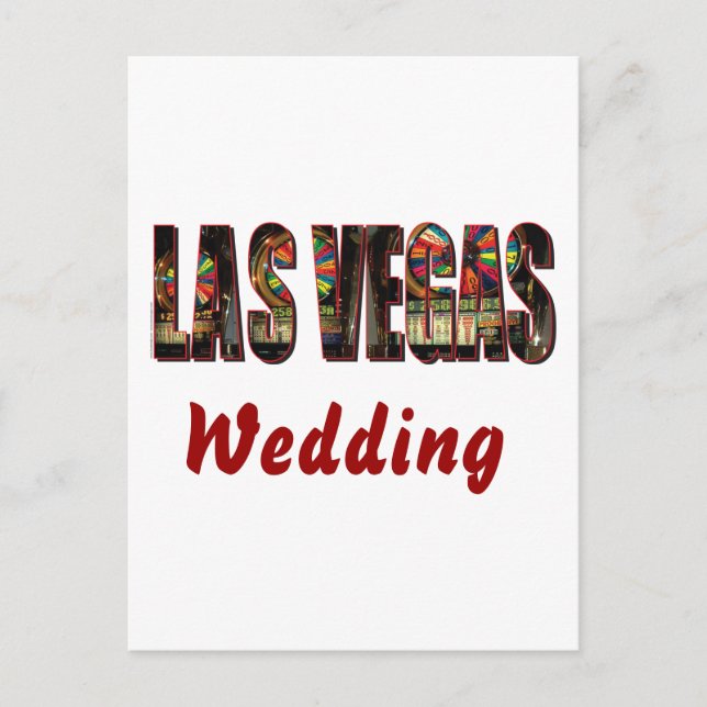 Las Vegas Wedding Postcard (Front)