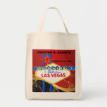 Las Vegas Wedding Pretty Tote Bag<br><div class="desc">Las Vegas Wedding favors with a colorful and contemporary design. This personalized tote bag is easily customized for any Las Vegas special event.</div>