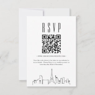 Las Vegas Wedding QR code RSVP