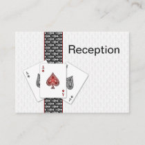 Las Vegas wedding Reception  Cards