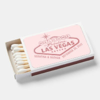 Las Vegas Wedding Rose Gold Personalized Favor