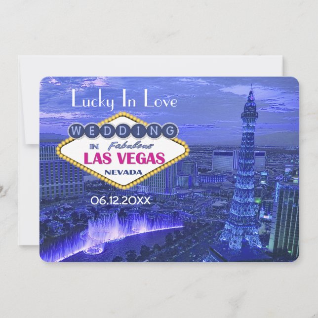Las Vegas Wedding - Save the Date (Front)
