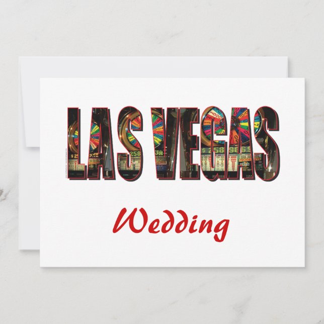 Las Vegas Wedding Save the Date (Front)