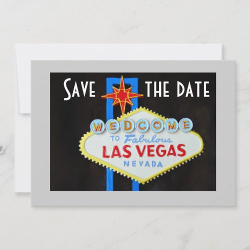 Las Vegas Wedding Save the Date