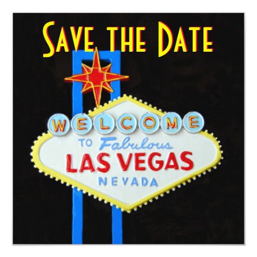 Las Vegas Save The Date Invitations 10