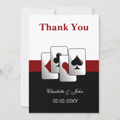 Las Vegas Wedding Thank You cards