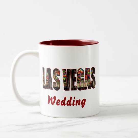 Las Vegas Wedding Two-Tone Coffee Mug