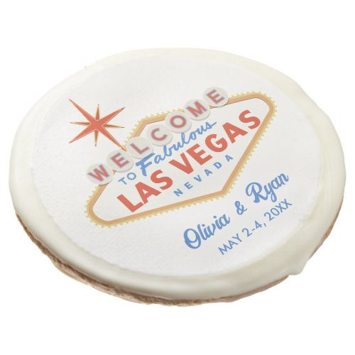 Las Vegas Wedding Welcome Gift Sugar Cookie