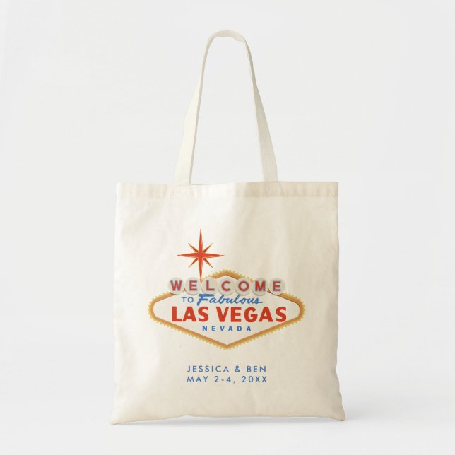 Las Vegas Wedding Welcome Tote Bag (Front)