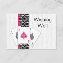 Las Vegas Wedding wishing well cards