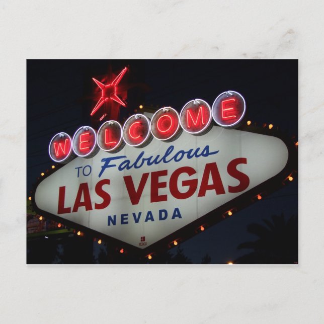 Las Vegas Welcome Postcard (Front)