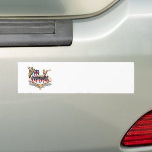 Las Vegas Welcome Sign Bumper Sticker