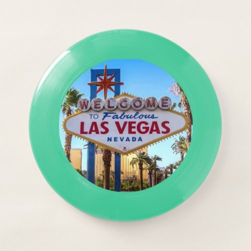 Las Vegas Welcome Sign Frisbee Disc