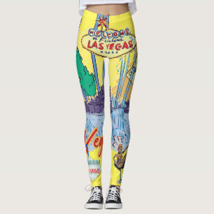 Las Vegas Welcome Sign Leggings