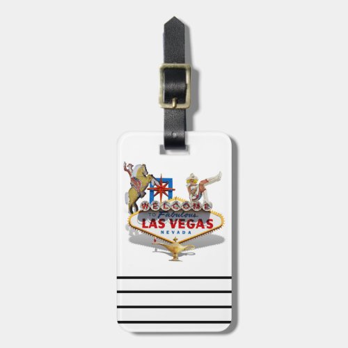 Las Vegas Welcome Sign Luggage Tag