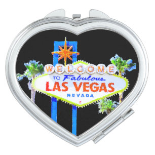 Las Vegas Welcome Sign Mirror For Makeup